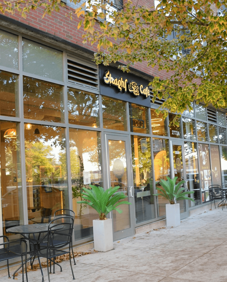 Shaghf Cafe Fairfax storefront
